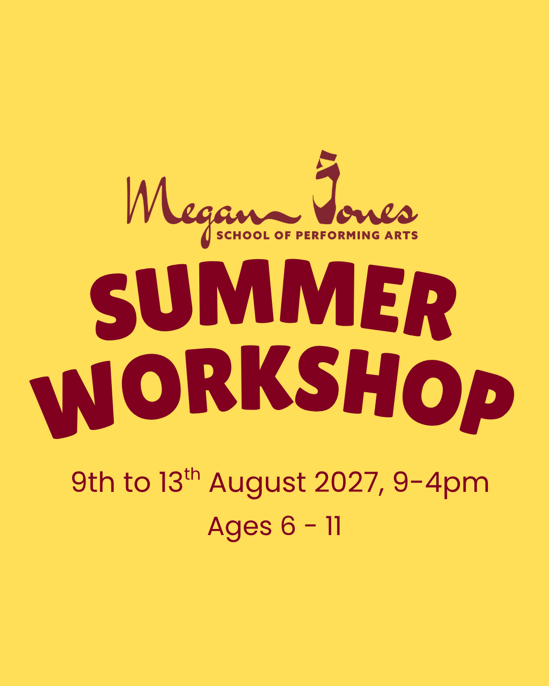 9th - 13th August 2027