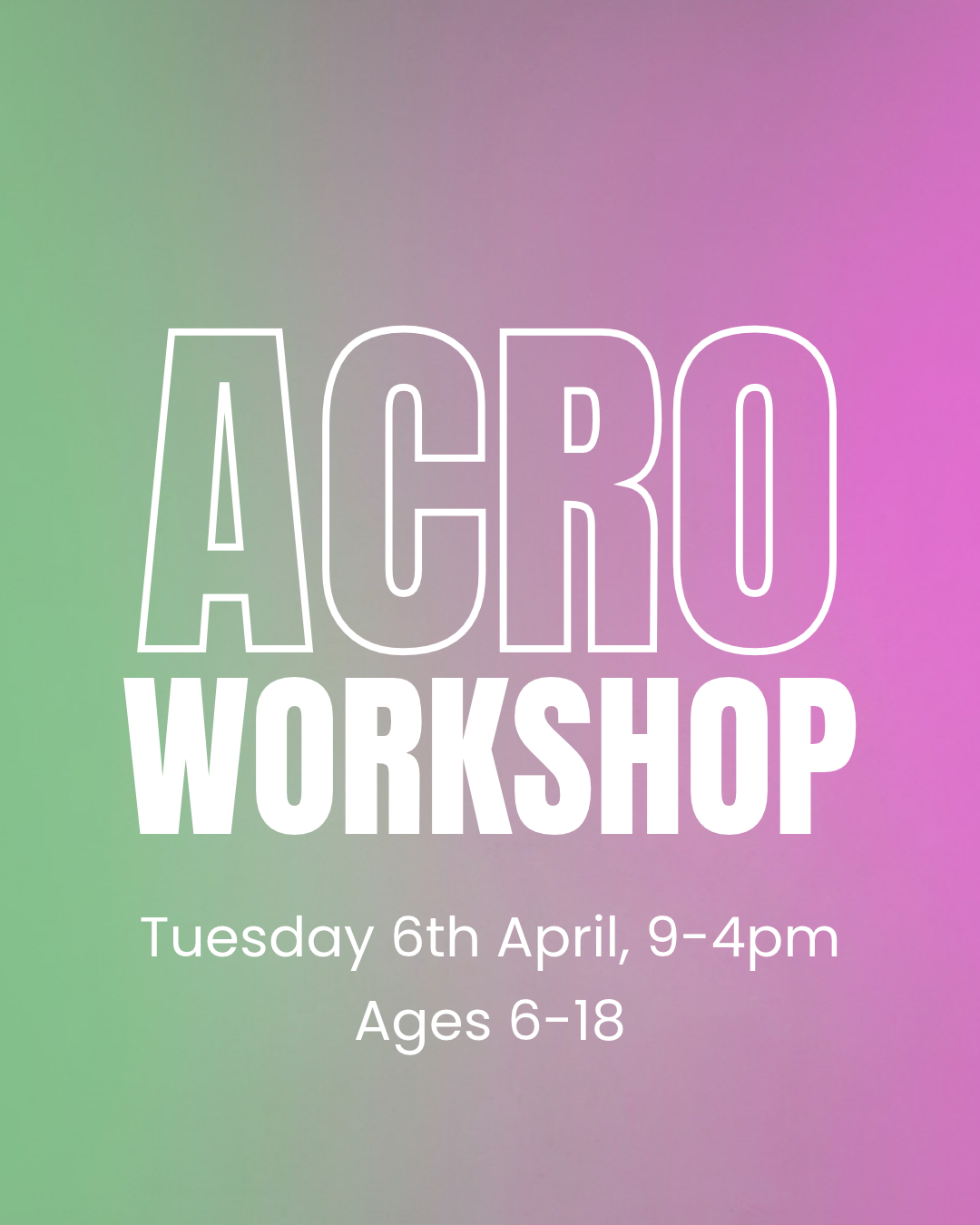 Thursday 1st April, 9-4pm-2